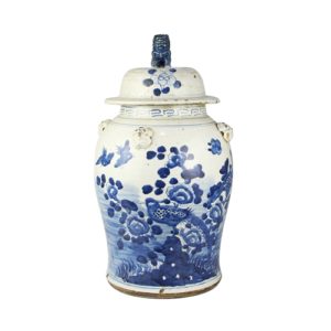 The Ming Garden Collection - Grote Porseleinen Gemberpot Met Vogels