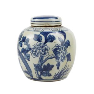 The Ming Garden Collection - Kleine Porseleinen Pot Met Vogels