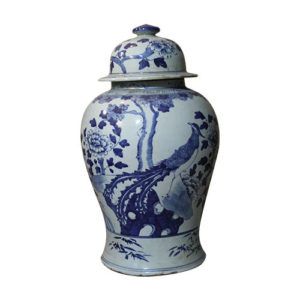 The Ming Garden Collection - Grote Porseleinen Pot Met Feniks