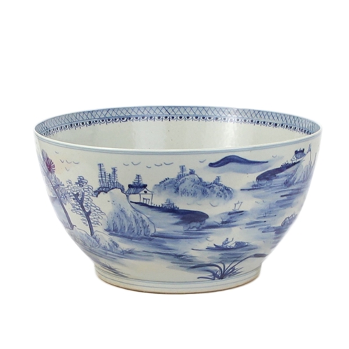 The Ming Garden Collection - Grote Porseleinen Schaal Met Landschap