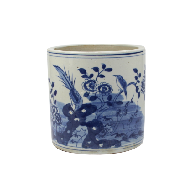 The Ming Garden Collection - Porseleinen Potje Met Vogels