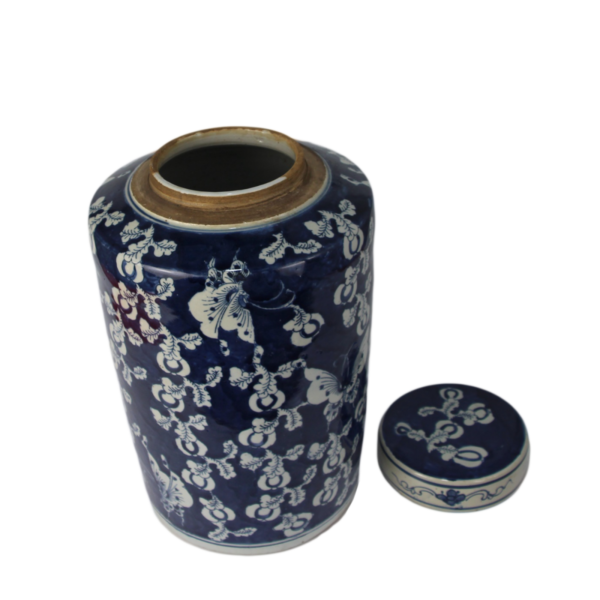 The Ming Garden Collection - Grote Porseleinen Gemberpot Met Vlinders