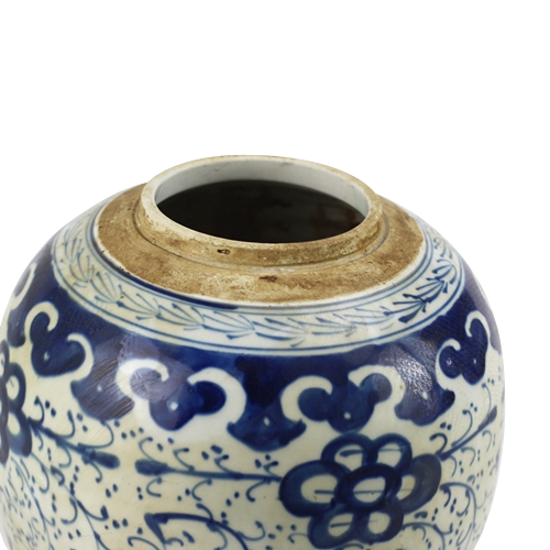 The Ming Garden Collection - Chinese Porseleinen Pot Met Bloemetjes