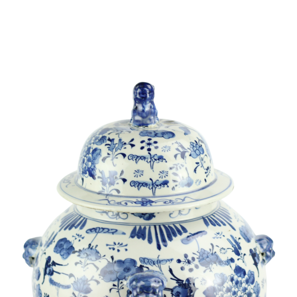 Grote Porseleinen Pot Met Bloemetjes - The Ming Garden Collection